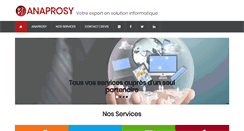 Desktop Screenshot of anaprosy.be